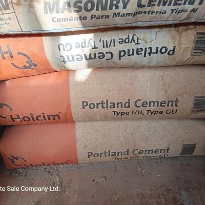 5 bags of Type 1, 11 Portland Cement bags