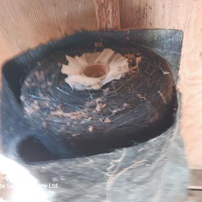 Roll of black cloth - ground cover