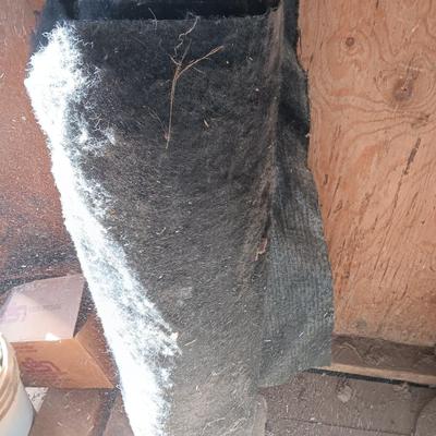 Roll of black cloth - ground cover