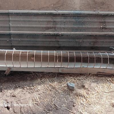 Long chicken feeder and electric water heaterray
