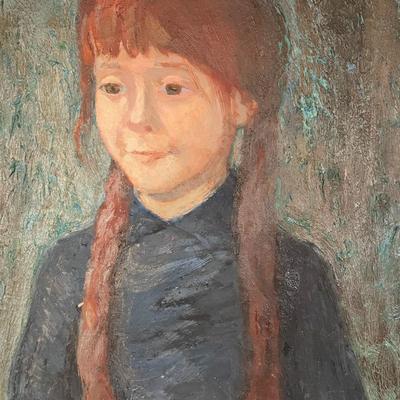 Oil on Canvas Painting of Girl