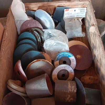 Assortment of sandpaper - sandpaper spools for drum sander