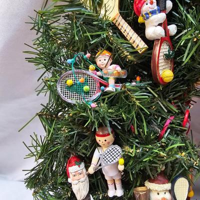 Tennis Themed Wreath & Racket & More  (S1-JS)