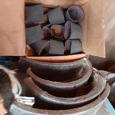 Assortment of sandpaper for sander tools