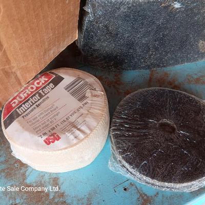 Assortment of sandpaper for sander tools