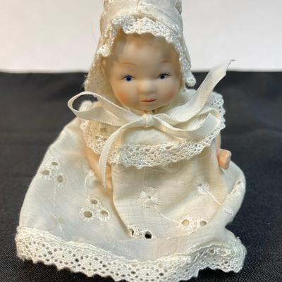 Porcelain Bisque Jointed Baby Doll 5.5