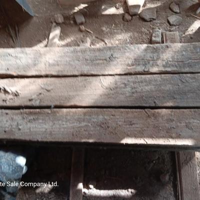 Six landscape timers and a roll of lawn and garden edging