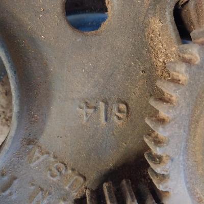 Antique gear driven Drill press