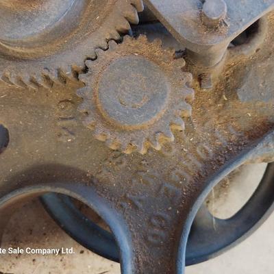 Antique gear driven Drill press