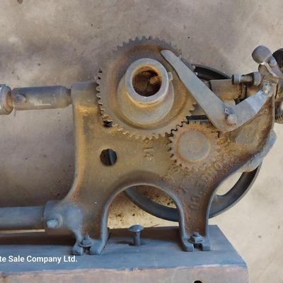 Antique gear driven Drill press