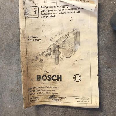 Bosch hammer SDS=Plus Drill in metal case with accessories
