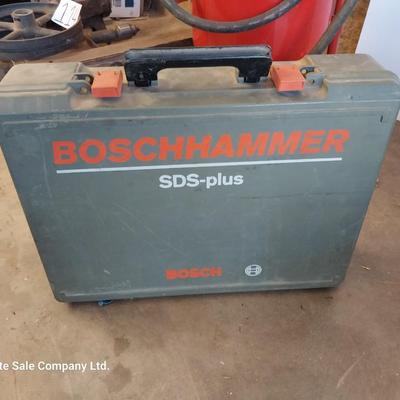 Bosch hammer SDS=Plus Drill in metal case with accessories