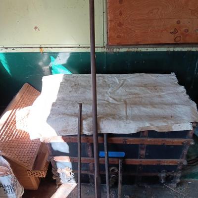 Four different sized steel pry bars