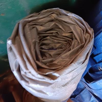 Two tarps with metal grommets