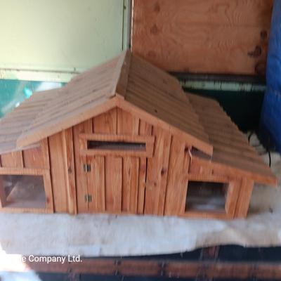 lighted Wooden barn model - handmade barn for display or fun - Great for toy horses!