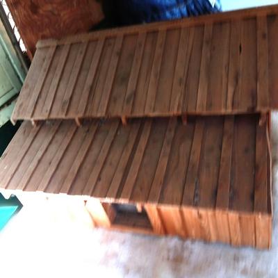 lighted Wooden barn model - handmade barn for display or fun - Great for toy horses!