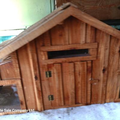 lighted Wooden barn model - handmade barn for display or fun - Great for toy horses!