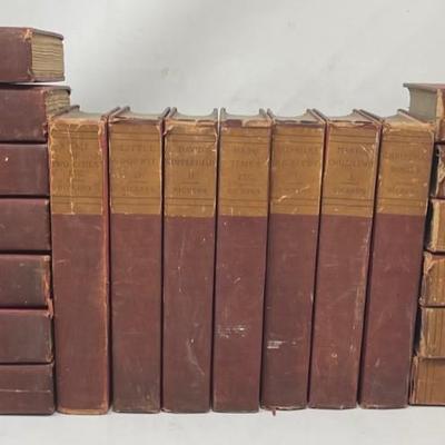 Dicken's Books 20 volumes By the Colonial Press