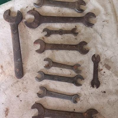 Old rustic unique wrenches