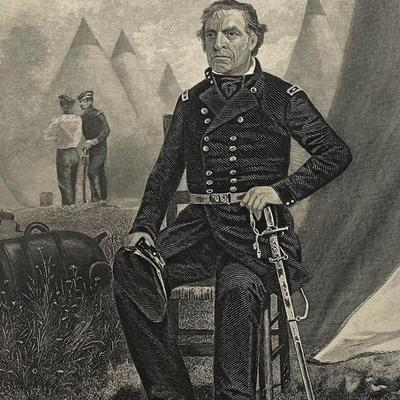 Zachary Taylor Painted by Alonzo Chappel