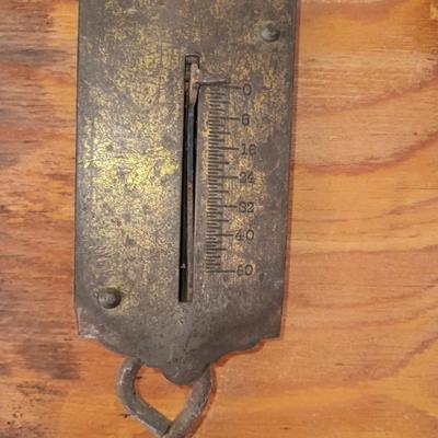 Two Antique scales Chatllon's Improved String balance NEW YORK and Viking JR. Hanson Scale Co.