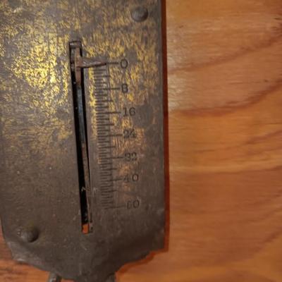 Two Antique scales Chatllon's Improved String balance NEW YORK and Viking JR. Hanson Scale Co.