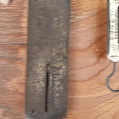 Two Antique scales Chatllon's Improved String balance NEW YORK and Viking JR. Hanson Scale Co.
