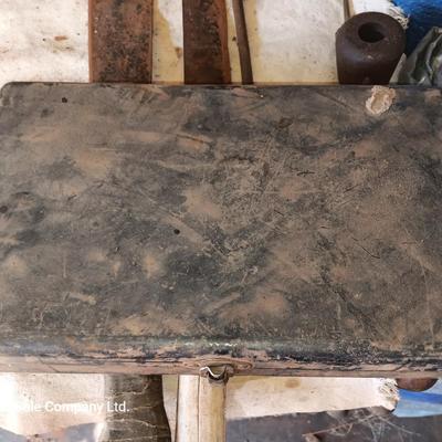 Antique socket set in metal case