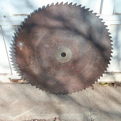 27-inch antique saw blade