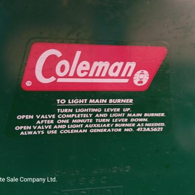 Gas Coleman camp stove