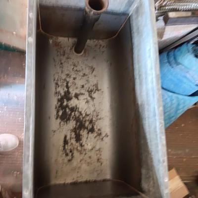 Antique Metal / tin water reservoir