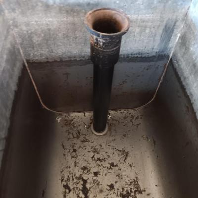 Antique Metal / tin water reservoir