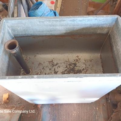 Antique Metal / tin water reservoir