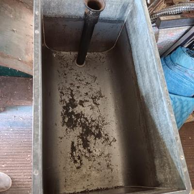 Antique Metal / tin water reservoir