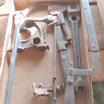 Antique rustic tools