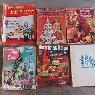 Collection of 1950's & 60's Magazines Christmas time Family Circle Good housekeeping