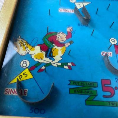 POOSH-M-UP Big 5 Antique Pinball Game
