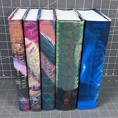 5 First Edition Harry Potter Novels 1 - 5 