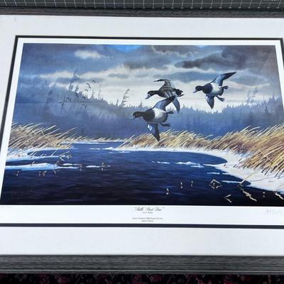 Signed Limited Edition Lithograph titled: Bills Past Due, By Les Couba 