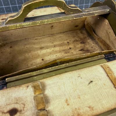 Antique Sew Tray or Silverware Box 