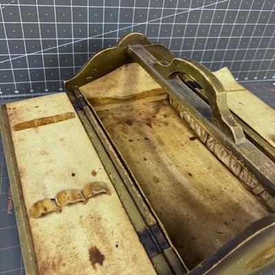 Antique Sew Tray or Silverware Box 