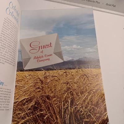 Antique Anheuser Busch and Otto Frey cork screws with Coors glass bottles and booklet