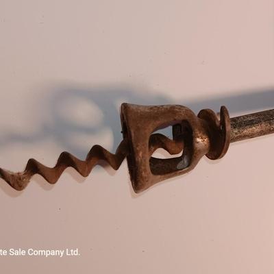 Antique Anheuser Busch and Otto Frey cork screws with Coors glass bottles and booklet