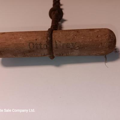 Antique Anheuser Busch and Otto Frey cork screws with Coors glass bottles and booklet