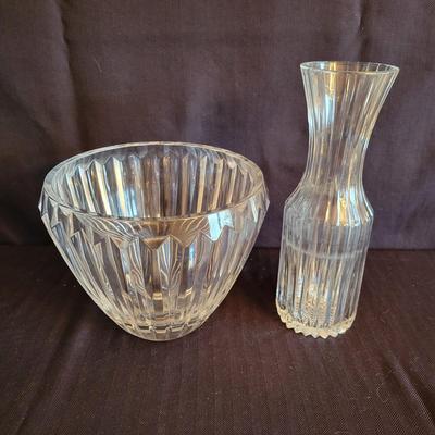 Crystal Bowl and Vase (DR-DW)