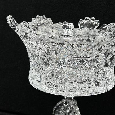 SHANNON ~ Crystal Crown Pedestal Compote