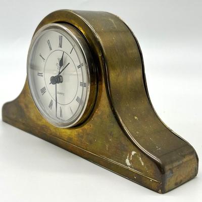 Vintage International Silver Co. Desk Analog, Quartz Clock