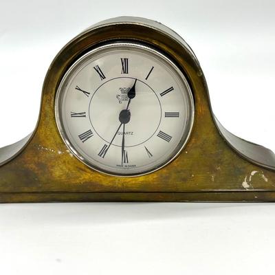 Vintage International Silver Co. Desk Analog, Quartz Clock