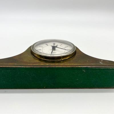 Vintage International Silver Co. Desk Analog, Quartz Clock