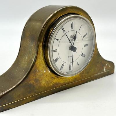 Vintage International Silver Co. Desk Analog, Quartz Clock